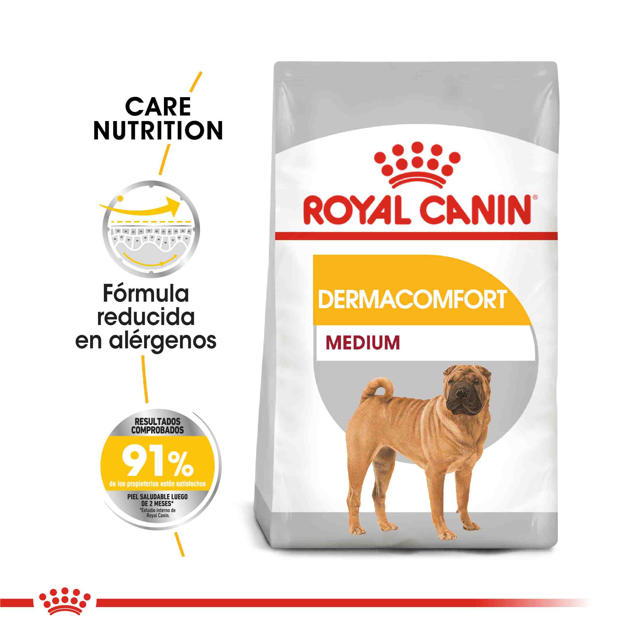 ROYAL MEDIUM DERMOCONFORT X3 KG 